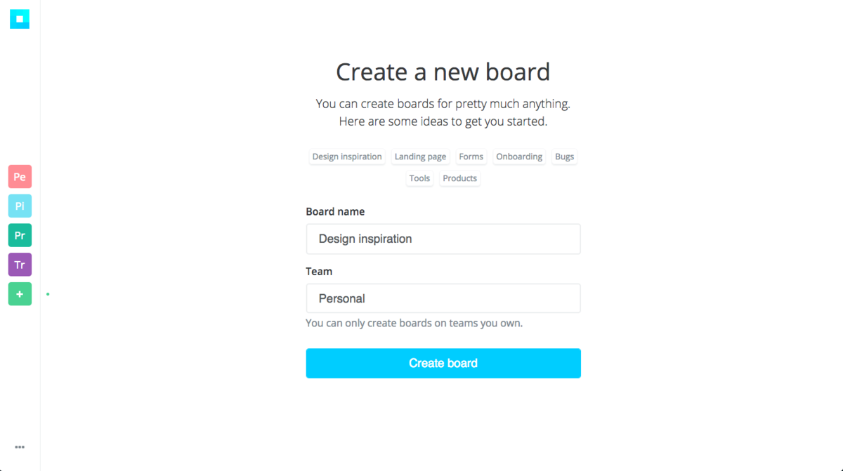 Creating boards